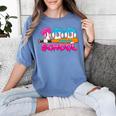 100 Days Of School Baseball Ice Cream Drip For Teacher Kid Women's Comfort Colors T-Shirt Chalky Mint 100 Days Of School Baseball Ice Cream Drip For Teacher Kid Women's Comfort Colors T-Shirt Chalky Mint