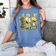 100 Days Of School Baseball I Just Hit 100 Days Boy COUNSELO Women's Comfort Colors T-Shirt Chalky Mint