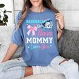 Baseball Or Bows Your Mommy Loves You Gender Reveal Matching Women's Comfort Colors T-Shirt Chalky Mint