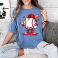 Baseball Drip Icecream Men Boy Valentine Women's Comfort Colors T-Shirt Chalky Mint Baseball Drip Icecream Men Boy Valentine Women's Comfort Colors T-Shirt Chalky Mint