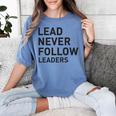Baseball Lead Never Follow Leaders Team Captain Leadership Premium Tri-Blend Women's Comfort Colors T-Shirt Chalky Mint