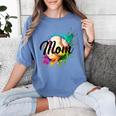 Baseball Mom USA American Baseball Graphic Women's Comfort Colors T-Shirt Chalky Mint Baseball Mom USA American Baseball Graphic Women's Comfort Colors T-Shirt Chalky Mint