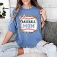 Baseball-Shirt Women Girls Mama Baseball Mom Women's Comfort Colors T-Shirt Chalky Mint Baseball-Shirt Women Girls Mama Baseball Mom Women's Comfort Colors T-Shirt Chalky Mint