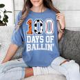 Baseball Soccer Basketball 100 Days Of School Women's Comfort Colors T-Shirt Chalky Mint Baseball Soccer Basketball 100 Days Of School Women's Comfort Colors T-Shirt Chalky Mint
