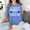 BASEBALL STAR MOM Sporty Design For Proud Baseball Moms Women's Comfort Colors T-Shirt Chalky Mint