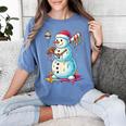 Christmas Baseball Snowman Drip For Boys Men Girls Women Women's Comfort Colors T-Shirt Chalky Mint Christmas Baseball Snowman Drip For Boys Men Girls Women Women's Comfort Colors T-Shirt Chalky Mint