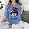 Classy Nana Life Soccer Messy Bun Baseball Mother's Day Women's Comfort Colors T-Shirt Chalky Mint Classy Nana Life Soccer Messy Bun Baseball Mother's Day Women's Comfort Colors T-Shirt Chalky Mint