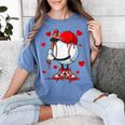Cute Dripping Baseball Lover Valentines Day Boys Kids Women's Comfort Colors T-Shirt Chalky Mint
