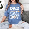Dad Of The Birthday Boy Baseball Bday Family Women's Comfort Colors T-Shirt Chalky Mint