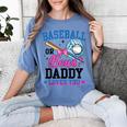 Gender Reveal Baseball Or Bows Daddy Loves You Women's Comfort Colors T-Shirt Chalky Mint