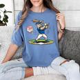 Goat Baseball Player With Bat And Ball Drip Animal Sports Women's Comfort Colors T-Shirt Chalky Mint