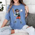 Halloween Skeleton Playing Baseball 67 Six Seven Meme Women's Comfort Colors T-Shirt Chalky Mint