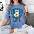 Ice Cream Baseball Glove 8th Birthday Edition Women's Comfort Colors T-Shirt Chalky Mint