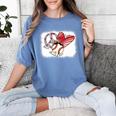 Peace Love Baseball Mom Mommy Premium Women's Comfort Colors T-Shirt Chalky Mint