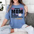 Proud Mom Of An Awesome Baseball Player Baseball Mom Women's Comfort Colors T-Shirt Chalky Mint Proud Mom Of An Awesome Baseball Player Baseball Mom Women's Comfort Colors T-Shirt Chalky Mint