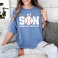 My Son Bought Me This Baseball Mom Women's Comfort Colors T-Shirt Chalky Mint My Son Bought Me This Baseball Mom Women's Comfort Colors T-Shirt Chalky Mint