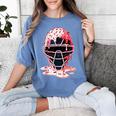 Valentine Baseball Catcher Mask Ice Cream Drip Tee For Boys Women's Comfort Colors T-Shirt Chalky Mint Valentine Baseball Catcher Mask Ice Cream Drip Tee For Boys Women's Comfort Colors T-Shirt Chalky Mint