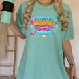 100 Days Of School Baseball Drip Ice Cream Costume Teachers Women's Comfort Colors T-Shirt Violet 100 Days Of School Baseball Drip Ice Cream Costume Teachers Women's Comfort Colors T-Shirt Violet