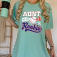 Aunt Rookie Of Year 1st Birthday Baseball Theme Matching Women's Comfort Colors T-Shirt Violet Aunt Rookie Of Year 1st Birthday Baseball Theme Matching Women's Comfort Colors T-Shirt Violet