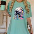 Baseball Catcher Mask Ice Cream Dripping Baseball Boys Women's Comfort Colors T-Shirt Violet