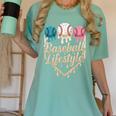 Baseball Drip Icecream Women's Comfort Colors T-Shirt Violet Baseball Drip Icecream Women's Comfort Colors T-Shirt Violet