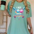 Baseball Ice Cream Drip I Hit 100 Days Of School Boys Kids Women's Comfort Colors T-Shirt Violet Baseball Ice Cream Drip I Hit 100 Days Of School Boys Kids Women's Comfort Colors T-Shirt Violet