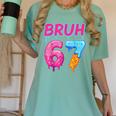 Baseball Ice Cream Drip Number 67 Player Or 67th Birthday Women's Comfort Colors T-Shirt Violet Baseball Ice Cream Drip Number 67 Player Or 67th Birthday Women's Comfort Colors T-Shirt Violet