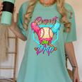 Baseball Ice Cream Drip Number 67 Player 67 Respect The Drip Women's Comfort Colors T-Shirt Violet Baseball Ice Cream Drip Number 67 Player 67 Respect The Drip Women's Comfort Colors T-Shirt Violet