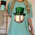 Baseball Leprechaun Hat Saint Patrick Retro Women's Comfort Colors T-Shirt Violet Baseball Leprechaun Hat Saint Patrick Retro Women's Comfort Colors T-Shirt Violet