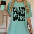 Baseball Mom Good For Baseball Boys Kids Men Women Women's Comfort Colors T-Shirt Violet