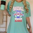 Baseball Mom Loud & Proud Since 1980 Women's Comfort Colors T-Shirt Violet Baseball Mom Loud & Proud Since 1980 Women's Comfort Colors T-Shirt Violet