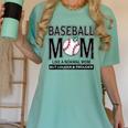 Baseball Mom Not Like a Normal Mom Baseball Mama Women's Comfort Colors T-Shirt Violet