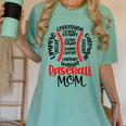 Baseball Mom T Ball Game Mother's Day 2023 Women's Comfort Colors T-Shirt Violet