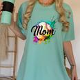 Baseball Mom USA American Baseball Graphic Women's Comfort Colors T-Shirt Violet Baseball Mom USA American Baseball Graphic Women's Comfort Colors T-Shirt Violet