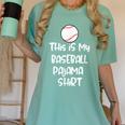 This Is My Baseball Pajama Shirt For Players Teens Boys Girl Women's Comfort Colors T-Shirt Violet