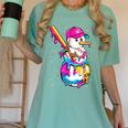 Baseball Snowman Drip Christmas Baseball Boys Men Kids Women's Comfort Colors T-Shirt Violet Baseball Snowman Drip Christmas Baseball Boys Men Kids Women's Comfort Colors T-Shirt Violet