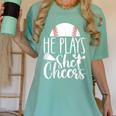 Cheer Baseball Mom Baseball And Cheer Mother Women's Comfort Colors T-Shirt Violet Cheer Baseball Mom Baseball And Cheer Mother Women's Comfort Colors T-Shirt Violet