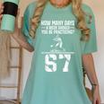 How Many Days A Week 6 7 67 Meme Baseball Humor Women's Comfort Colors T-Shirt Violet