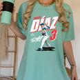 Edwin Diaz Los Angeles D Baseball Players MLBEDD204M Women's Comfort Colors T-Shirt Violet Edwin Diaz Los Angeles D Baseball Players MLBEDD204M Women's Comfort Colors T-Shirt Violet
