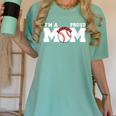 I'm A Proud Mom Baseball Mom Women's Comfort Colors T-Shirt Violet I'm A Proud Mom Baseball Mom Women's Comfort Colors T-Shirt Violet