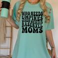 Who Needs Umpires When We Have Baseball Moms Baseball Raglan Baseball Tee Women's Comfort Colors T-Shirt Violet
