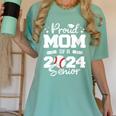 Proud Mom Of a 2024 Senior Baseball Mom 2024 Graduate Women's Comfort Colors T-Shirt Violet Proud Mom Of a 2024 Senior Baseball Mom 2024 Graduate Women's Comfort Colors T-Shirt Violet