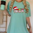Santa Bruh Baseball Christmas Xmas Meme Pajamas Family Women's Comfort Colors T-Shirt Violet Santa Bruh Baseball Christmas Xmas Meme Pajamas Family Women's Comfort Colors T-Shirt Violet