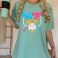 Six Seven Baseball Ice Cream Drip Cool 67 Gen Alpha Slang Women's Comfort Colors T-Shirt Violet