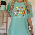 I Survived 6733 Days Of 1st Grade Baseball Football 100 Day Women's Comfort Colors T-Shirt Violet I Survived 6733 Days Of 1st Grade Baseball Football 100 Day Women's Comfort Colors T-Shirt Violet