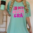 In My T-Ball Mom Era Leopard Baseball Mom Groovy Women's Comfort Colors T-Shirt Violet