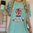 Women's Valentines Day Baseball Stealing Hearts Bases Boys Kids Men Women's Comfort Colors T-Shirt Violet Women's Valentines Day Baseball Stealing Hearts Bases Boys Kids Men Women's Comfort Colors T-Shirt Violet