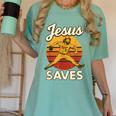 Youth Boy Baseball Jesus Saves Christian Baseball Religious Women's Comfort Colors T-Shirt Violet Youth Boy Baseball Jesus Saves Christian Baseball Religious Women's Comfort Colors T-Shirt Violet
