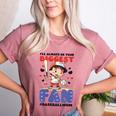 Always Your Biggest Fan Baseball Mom Women's Heather T-Shirt Heather Mauve Always Your Biggest Fan Baseball Mom Women's Heather T-Shirt Heather Mauve