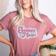 Baseball Mama Senior 2024 Class Of 24 Baseball Mom Graduate Women's Heather T-Shirt Heather Mauve